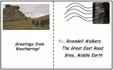 Postcard from Weathertop