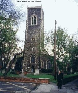 Exterior of St. Clements Church, Ipswich, England