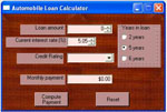 Updated Automobile Loan Calculator