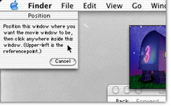 How do you move a window with no borders? Use the 'Position' window.