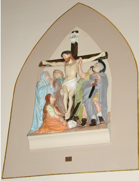 XII: Jesus dies on the cross.