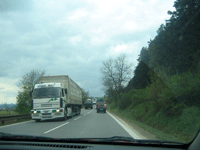 Typical road in Slovakia