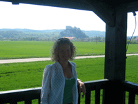 Stopping to see a castle in Slovakia