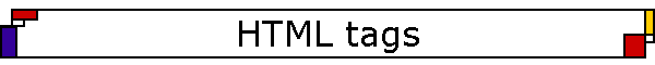 HTML tags