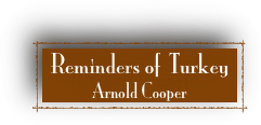 Reminders of  Turkey 
Arnold Cooper